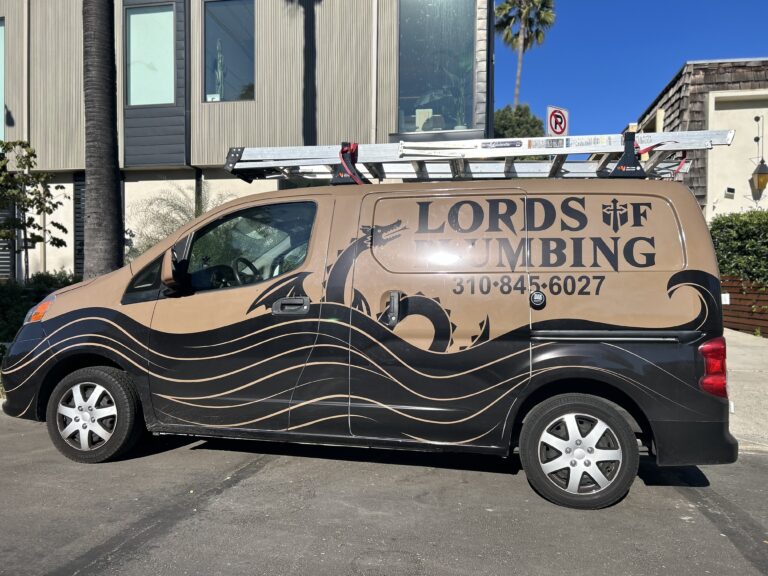 Lords of Plumbing branded service van