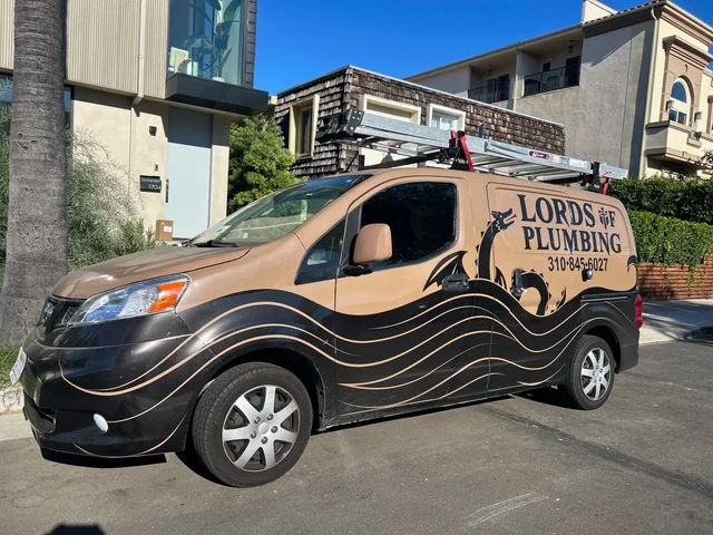 Wrapped Lords of Plumbing service van