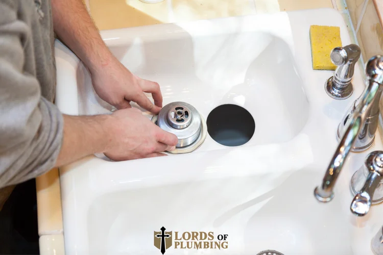 Installing a sink drain assembly
